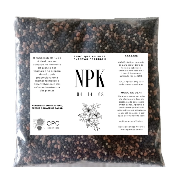 Fertilizante Adubo 04 14 08 Para Plantio E Floração -  20 Kg