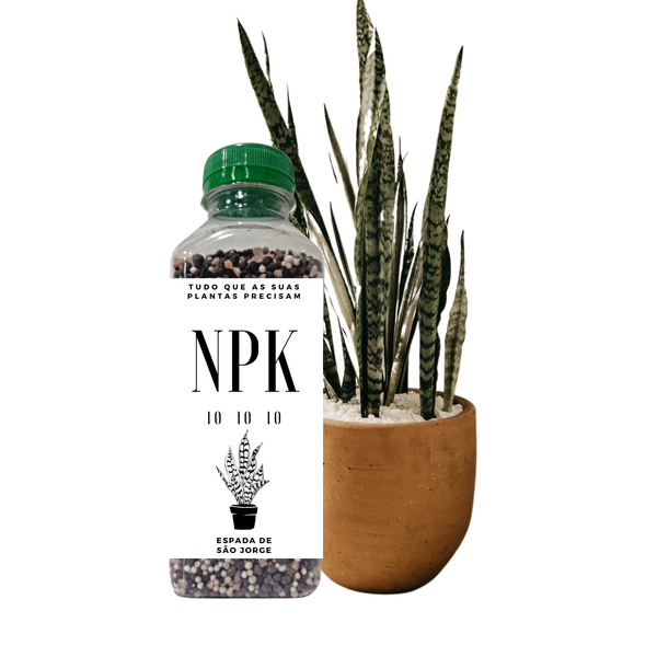 Fertilizante Adubo Espada De São Jorge Npk 10 10 10 - 300g