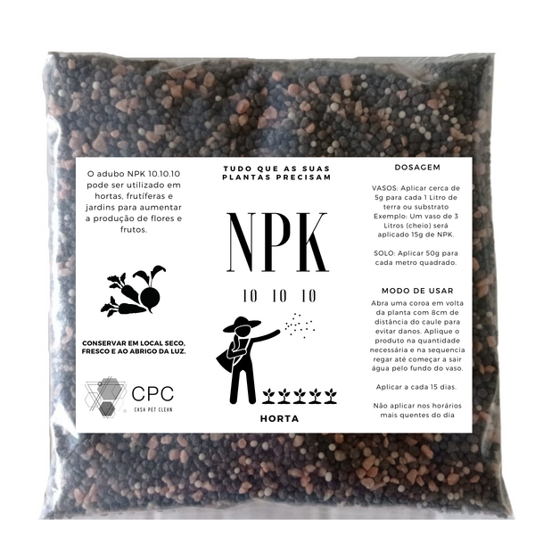 Fertilizante Adubo Para Jardim Npk 10 10 10 - 1kg