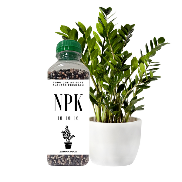 Fertilizante Adubo Para Zamioculca Npk 10 10 10 - 500g Pet