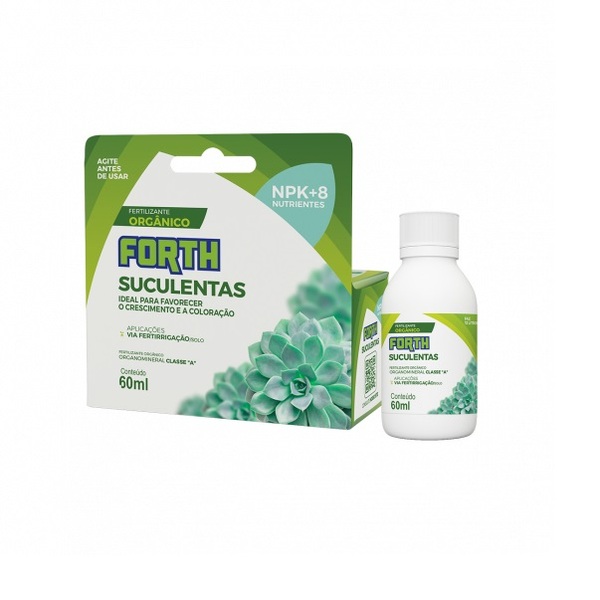 Fertilizante Concentrado Orgânico Suculentas (60ml) Forth