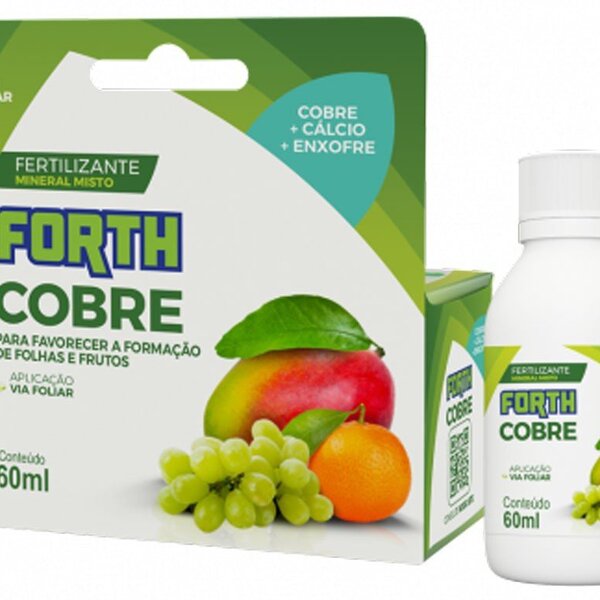 Fertilizante Foliar Líquido Forth Cobre 60 Ml