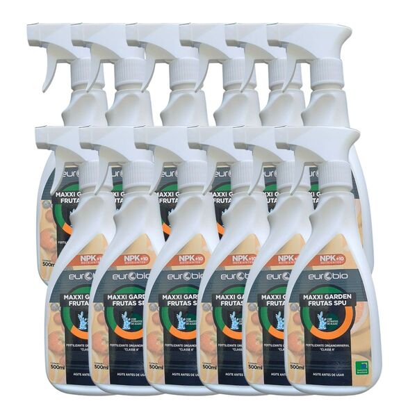 Fertilizante Foliar Maxxi Frutas Spu 500ml Caixa Com 12