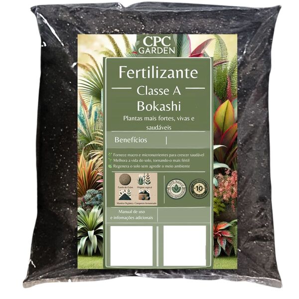 Fertilizante Natural Classe A CPC Garden Bokashi 3 Kg