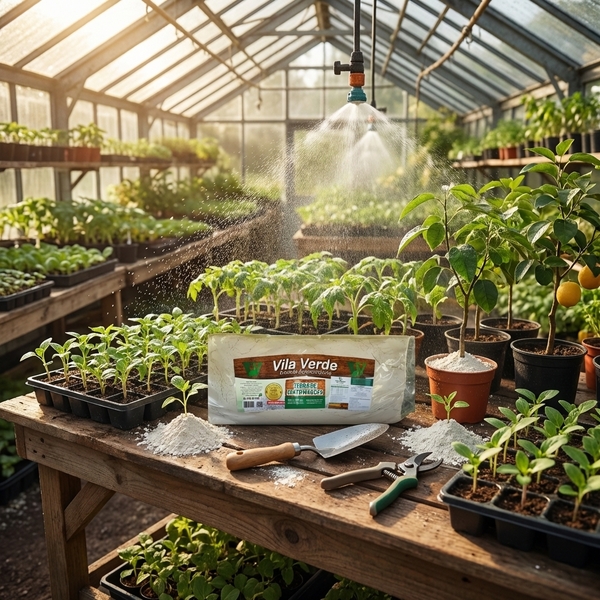 Fertilizante Orgânico Terra De Diatomáceas Vila Verde Refil E