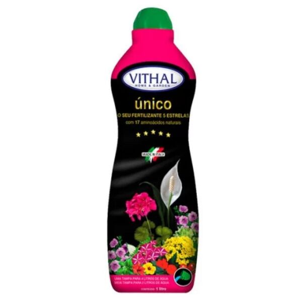 Fertilizante Orgânico Único Para Plantas Vithal Folhagens 1l