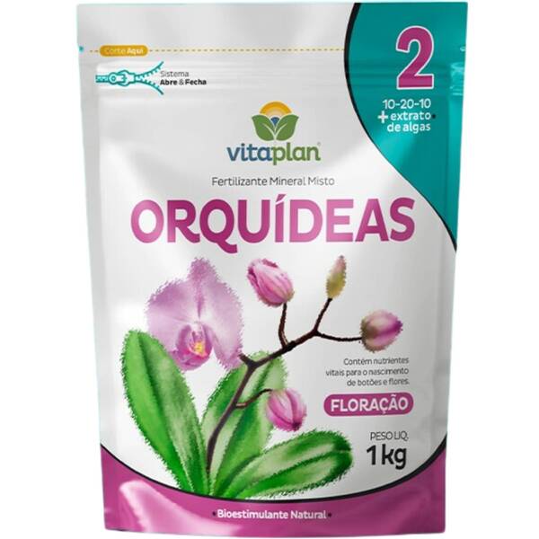 Fertilizante Para Floração Das Orquídeas (1kg) Vitaplan