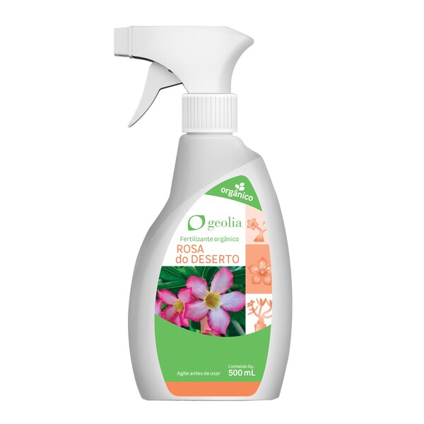 Fertilizante para Rosa do deserto Orgânico Líquido 500 ml Geolia