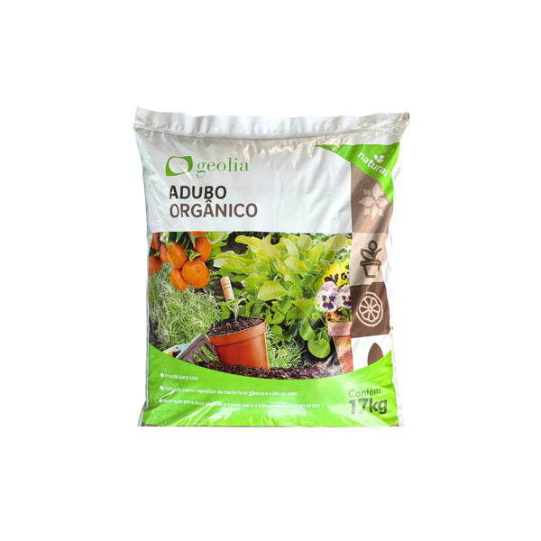 Adubo para Jardim|Uso Geral Orgânico Sólido 20L Geolia