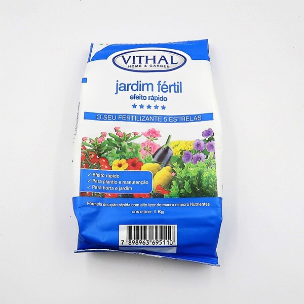 Fertilizante Vithal Jardim Fertil Efeito Rapido 1kg