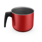 Fervedor Antiaderente 12cm 1,4 Litros Criativa Grena Cinza Ni