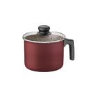 Fervedor C/ Tampa Antiaderente Paris 14 Cm 1 9 L  Vermelho Tr