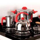 Fervedor Leiteira Aço Inox 1300ml Forma Cozinha Promocional V