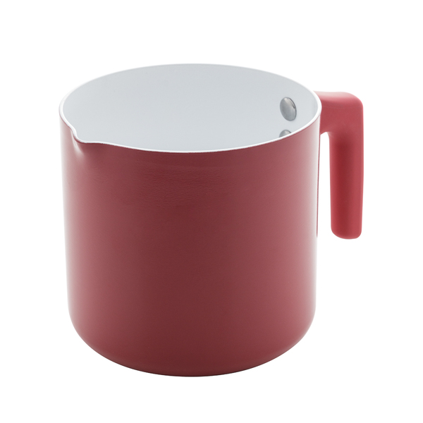 Fervedor Leiteira Vermelha 1,1 Litros Revestimento Cerâmico