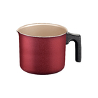 Fervedor Tramontina Turim em Alumínio com Revestimento Interno e Externo em Antiaderente Starflon Max Vermelho 14cm 1,7L