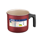 Fervedor Tramontina Turim em Alumínio com Revestimento Interno e Externo em Antiaderente Starflon Max Vermelho 14cm 1,7L