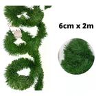 Festão Verde Moderno Pt 1pc 6cm X 2m