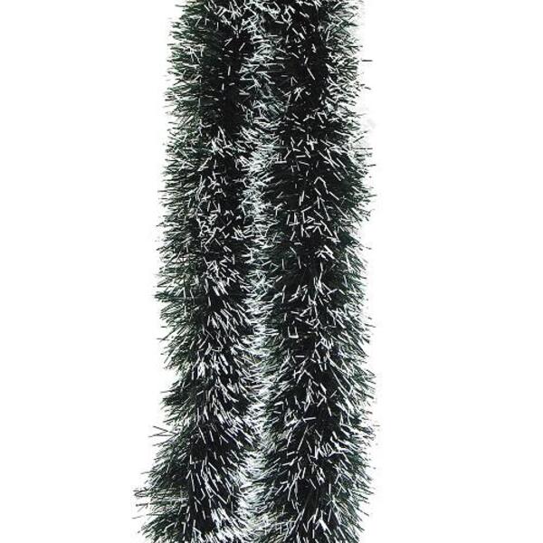 Festão Verde Nevado Pt 1pc 16cm X 2m Enfeite De Natal