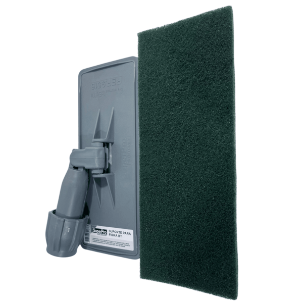 Fibra De Limpeza Geral Verde C/10 Un British + Suporte Lt