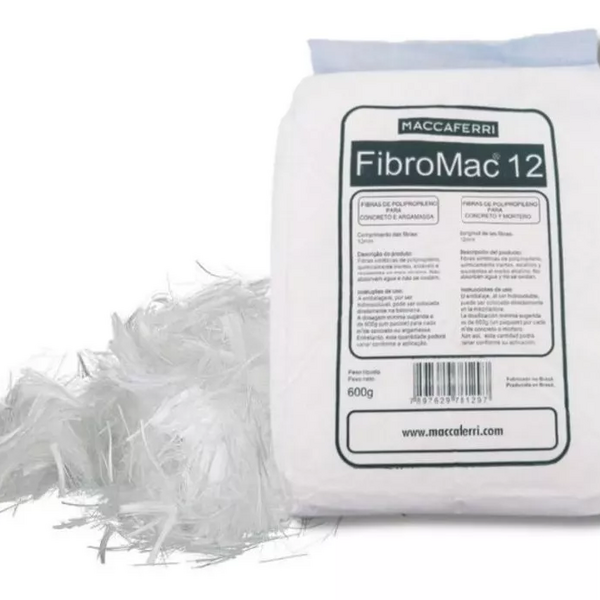 Fibra De Polipropileno Fibromac 12- Pacote 600g