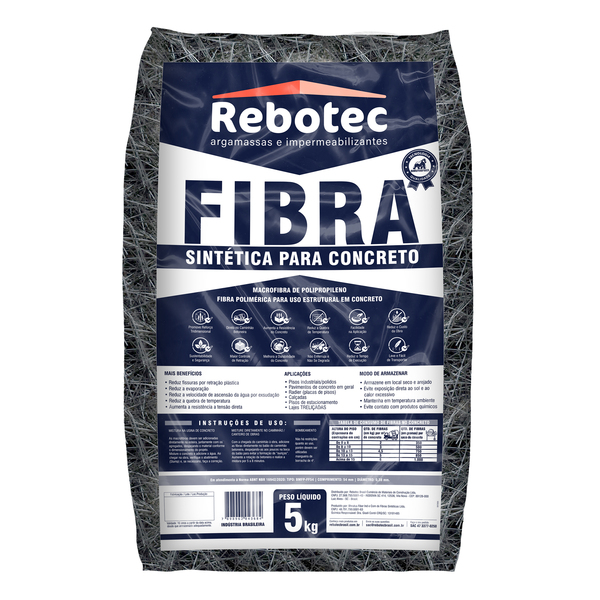 Fibra Sintética Adesivo Estrutural BMFP-FF54 Rebotec 5kg | Leroy Merlin