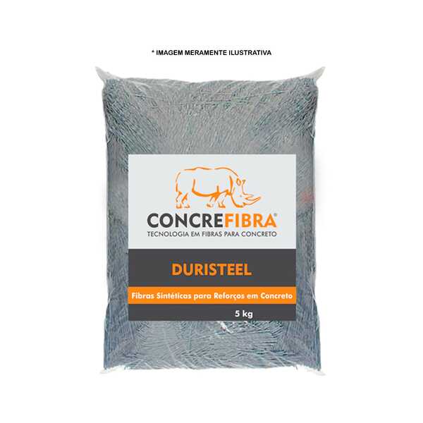 Fibra Sintética Para Reforço Em Concreto - Duristeel 2,5 Kg