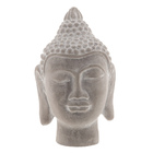 Figura De Concreto Cabeça Buda 16,5cm