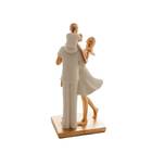 Figura Decorativa Resina Família Branco 61435 Rojemac
