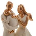 Figura Decorativa Resina Família Branco 61437 Wolff