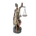Figura Decorativa Royal Decor Dama Justiça 17x15x35cm 60314