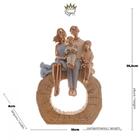 Figura Decorativa Tronco Royal Familia 27 Cm - Rojemac