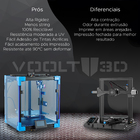 Filamento Abs Branco Nevasca Premium 1kg - Voolt3d Oficial