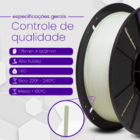 Filamento Abs Branco Nevasca Premium 1kg - Voolt3d Oficial