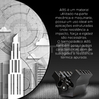 Filamento Abs Grafite Premium 1kg - Voolt3d Oficial