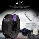 Filamento Abs Preto 2,85mm Premium 1kg - Voolt3d Oficial