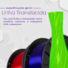 Filamento Petg Natural Translúcido Premium 1kg - Voolt3d Ofic