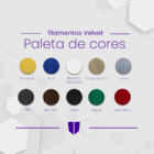 Filamento Pla Azul Velvet Premium 1kg, Com Efeito Fosco, 1,75