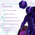 Filamento Pla Cosmos Azul Netuno 1kg Impressão 3d