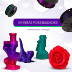 Filamento Pla Cosmos Azul Netuno 1kg Impressão 3d