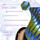 Filamento Pla Duo Color Ametista / Laranja V-silk Premium - V