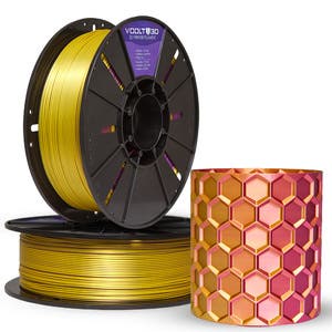 Filamento Pla Duo Color Ametista E Dourado V-silk - 1kg | Leroy Merlin