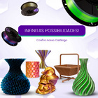 Filamento Pla Duo Color Azul Com Preto Premium 1kg Duas Cores