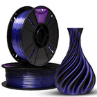 Filamento Pla Duo Color Lilas Com Preto Premium 1kg Duas Core