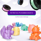 Filamento Pla Macaron Velvet Azul 1kg Impressão Peças 3d