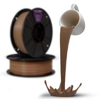 Filamento Pla Marrom Cappuccino Velvet 1kg - Impressão 3d