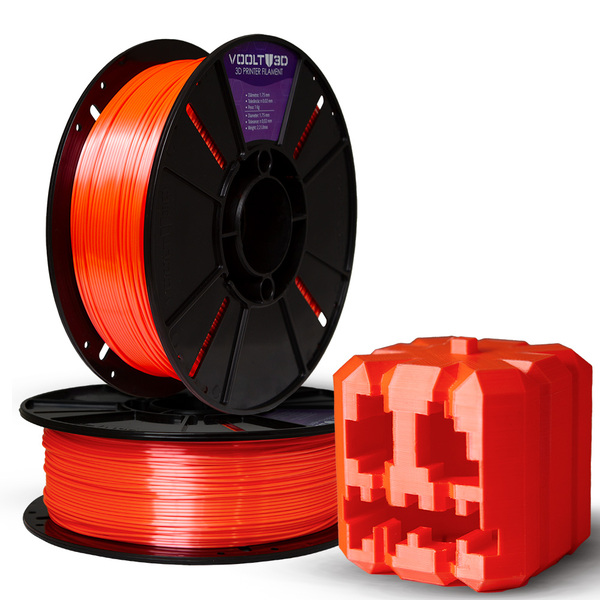 Filamento Pla V-silk Salmão Neon - Premium - 1kg