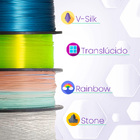 Filamento Pla Verde Neon V-silk Premium 1kg - Voolt3d Oficial