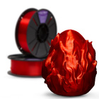 Filamento Pla Vermelho Romã Translúcido Premium 1kg - Voolt3d