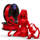 Filamento Pla Vermelho Velvet Premium 1kg, Com Efeito Fosco,