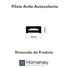 Filete Arda Autocolante Em Aluminio 12mm X 5mm - Homeney - Bl